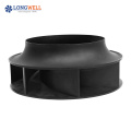 250mm DC 24V 48V BLDC 0~10V PWM Plastic DC backward curved centrifugal ventilation fan blower